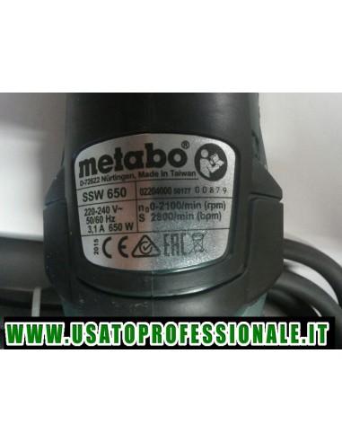 Avvitatore a percussione SSW650 Metabo 650W 6.02204.00